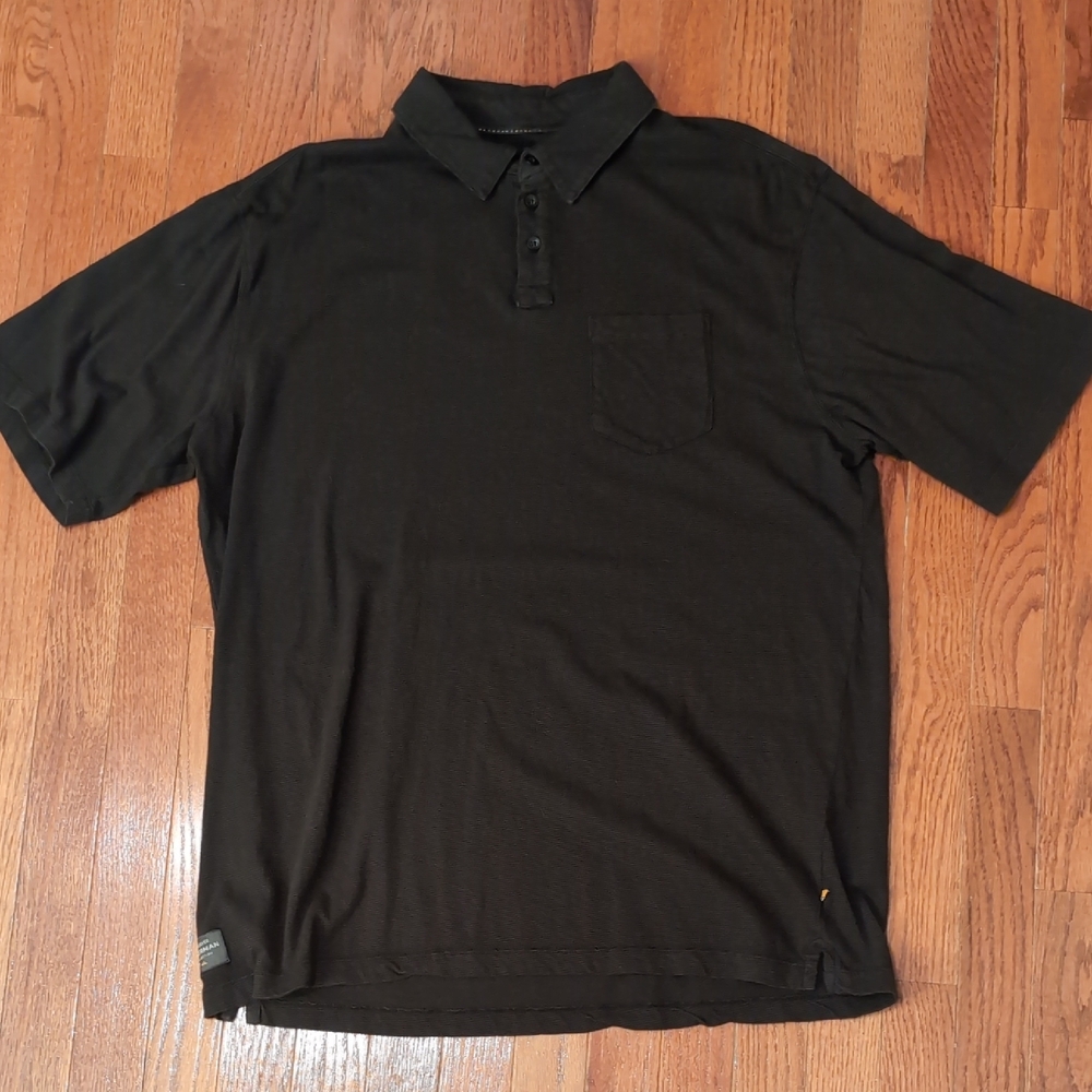 Quiksilver Waterman Collection Men's Polo Shirt Size XL Black